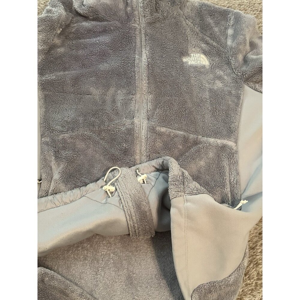 The North Face Women’s Size L Gray Soft Fleece Zip Up Jacket - Picture 10 of 16